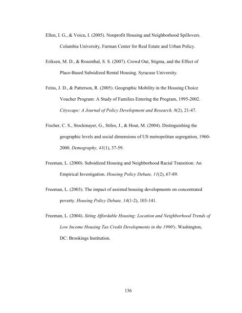 The Spatial Concentration of Subsidized Housing - Poverty & Race ...