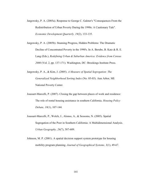 The Spatial Concentration of Subsidized Housing - Poverty & Race ...