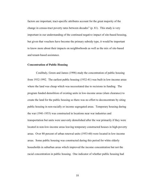 The Spatial Concentration of Subsidized Housing - Poverty & Race ...