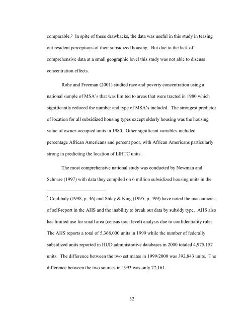 The Spatial Concentration of Subsidized Housing - Poverty & Race ...