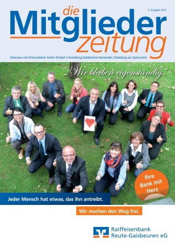 Mitgliederzeitung Ausgabe 2 - RB Reute-Gaisbeuren