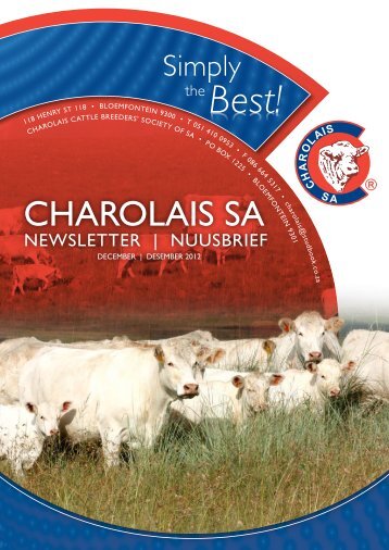 CHArolAiS SA - Charolais Cattle Breeders Society | Home