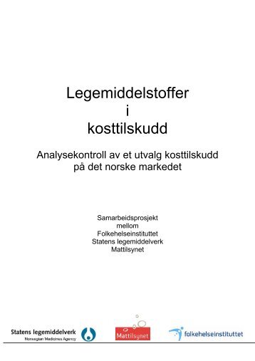 Legemiddelstoffer i kosttilskudd