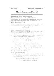 Musterlösungen zu Blatt 10 - Logik und Sprachtheorie ...