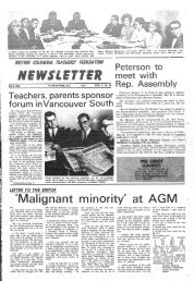 Volume 7, Number 11, May 1968 - BCTF Home - British Columbia ...