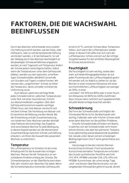 Download German PDF - Swix