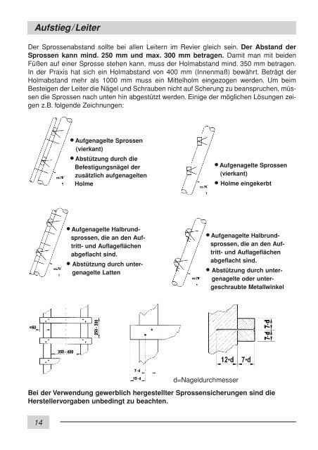 Sichere Hochsitzkonstruktion 15 - SVLFG