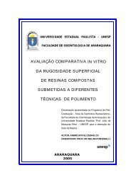 avaliação comparativa da rugosidade superficial de resinas ...