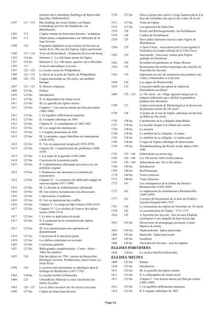 REPERTOIRE ET INDEX DES PUBLICATIONS - société d'histoire et ...