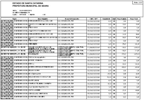 ESTADO DE SANTA CATARINA PREFEITURA MUNICIPAL DE ...