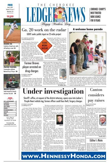 Under investigation - Index of - The Cherokee Ledger-News