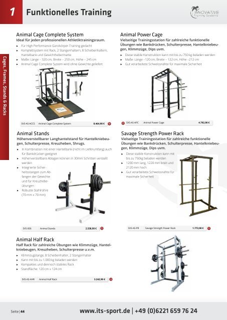 ITS Katalog 2013 - Innovative Training Systems