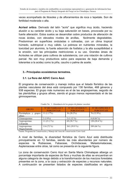 ESTUDIO DE INVENTARIO DE COMBUSTIBLE Y ... - Conanp