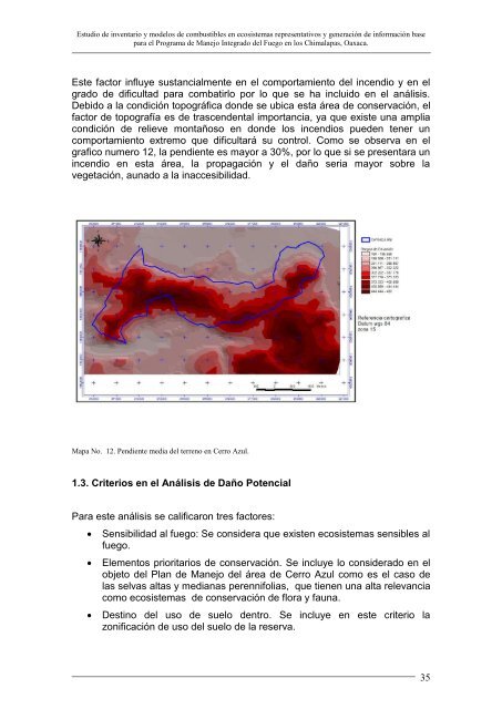 ESTUDIO DE INVENTARIO DE COMBUSTIBLE Y ... - Conanp