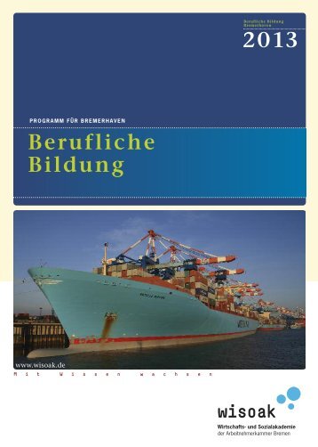 Berufliche Bildung Bremerhaven 2013 - Seminarmarkt