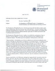 Secretary Memo on Race Neutrality - Homeland Security