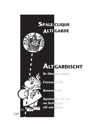 Altgardischt 7-43 - Spale Alti Garde