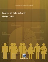 Boletín de estadísticas vitales - Inegi