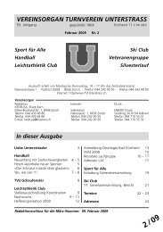 Chronik 02.09 Umbruch - TV Unterstrass