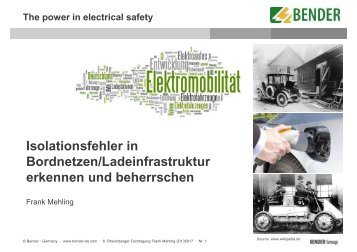 Elektrische Sicherheit in der Elektromobilität