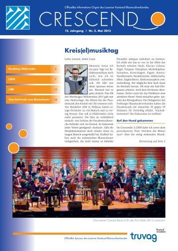 Ausgabe 02/2013 - Luzerner Kantonal-Blasmusikverband