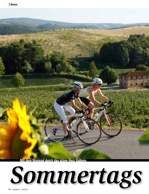 Mit dem Rennrad durch das grüne Herz Italiens - ALPStours