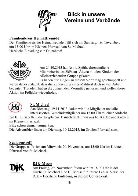 einBlick_files/EinBlick 18.2013.pdf - Pfarrei St. Michael Werdohl ...