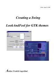 Creating a Swing LookAndFeel for GTK themes