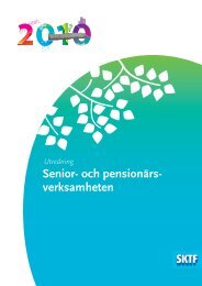 Senior- och pensionärs- verksamheten - Vision