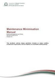 Maintenance Minimisation Manual - Department of Finance - wa.gov ...