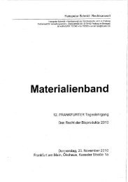 Materialienband 2010 - Rechtsanwalt Hanspeter Schmidt