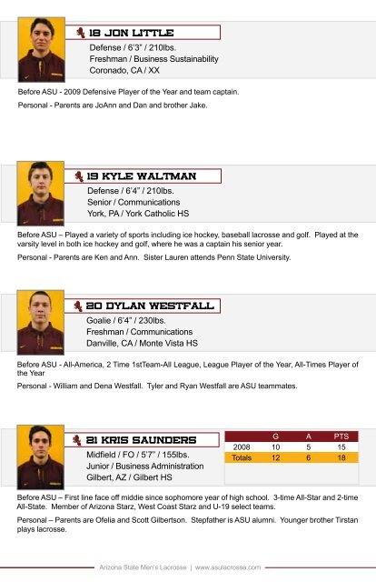 Men's Lacrosse - Sun Devil Lacrosse