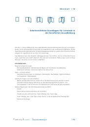 Arbeitsrechtliche Grundlagen für Lernende in der ... - Berufsbildung.ch