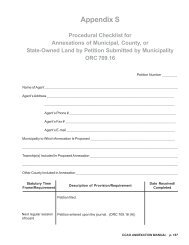 Appendix S - Procedural Checklist for Annexation of Government ...