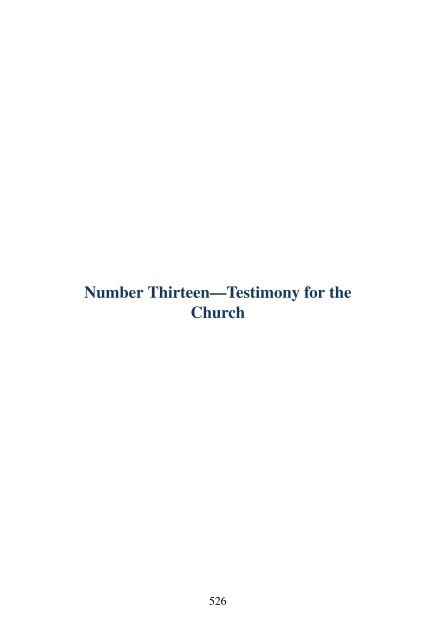 Testimonies for the Church Vol 1 - Lansing SDA Church