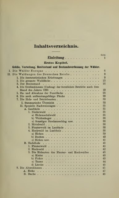Handbuch der Forstpolitik mit besonderer Berücksichtigung der ...