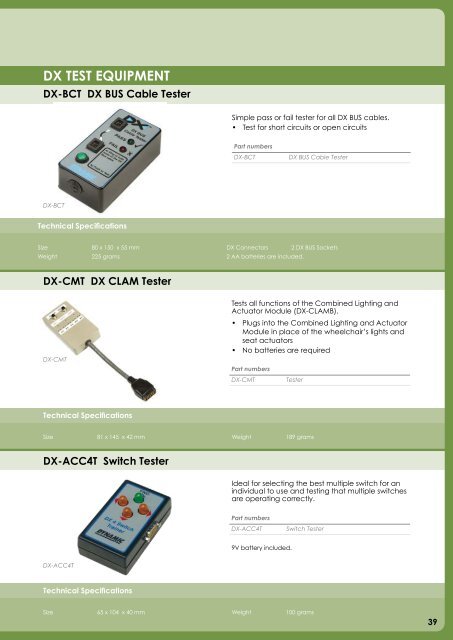 Product Catalogue - Dynamic Controls