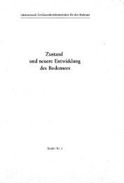 Zustand und neuere Entwicklung des Bodensees. - IGKB