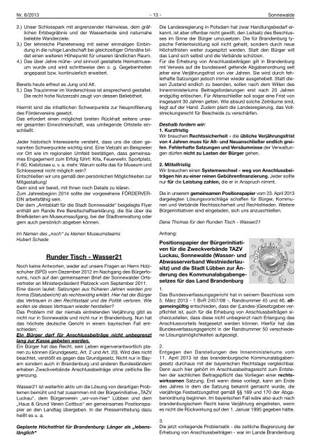 Amtsblatt Sonnewalde Juni 2013 S 13 ff.pdf - ostsee-24.de