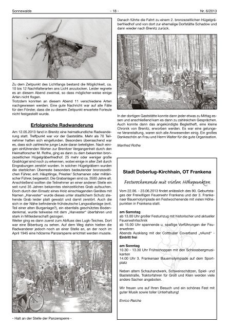 Amtsblatt Sonnewalde Juni 2013 S 13 ff.pdf - ostsee-24.de