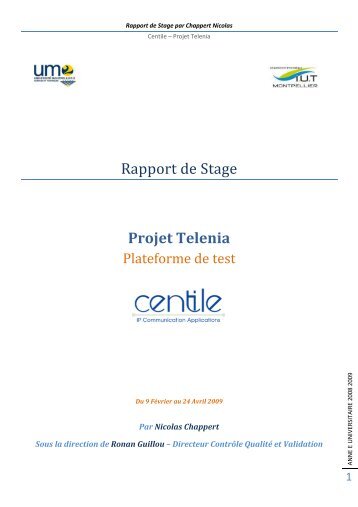 Rapport Stage