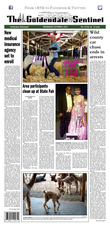 October 2, 2013 - Goldendale Sentinel