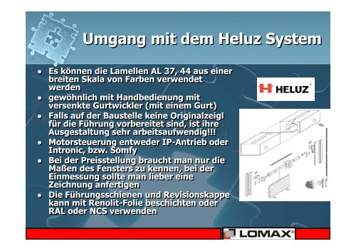 Firma LOMAX stellt sich vor