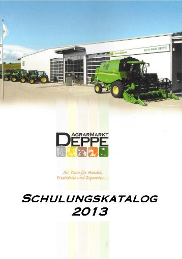 Schulungskatalog 2013 - Agrar-Markt DEPPE