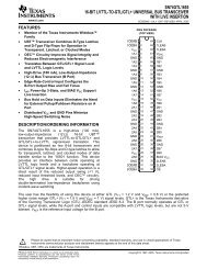 16-Bit LVTTL-to-GTL/GTL+ Universal Bus ... - Texas Instruments