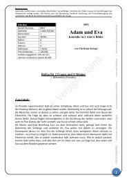 Adam und Eva - mein-Theaterverlag