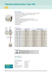 Technical Information Trip Curves For Thermal Overload Relays