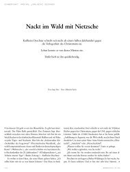 Nackt im Wald mit Nietzsche (pdf-Datei:813 Kb) - Karlheinz Deschner