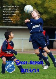 Sport-Report Nr. 4 - SV 1924 Glehn eV