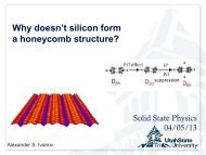 Why doesn't silicon form a honeycomb structure?